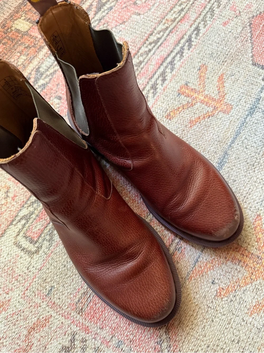 Men's Chelsea Dr Martens in Oxblood Leather